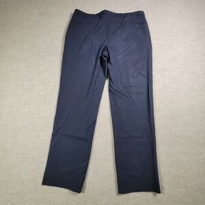 Paul Frederick Dress Pants Mens 42R‎ Black Pleated Front Straight Leg Classic